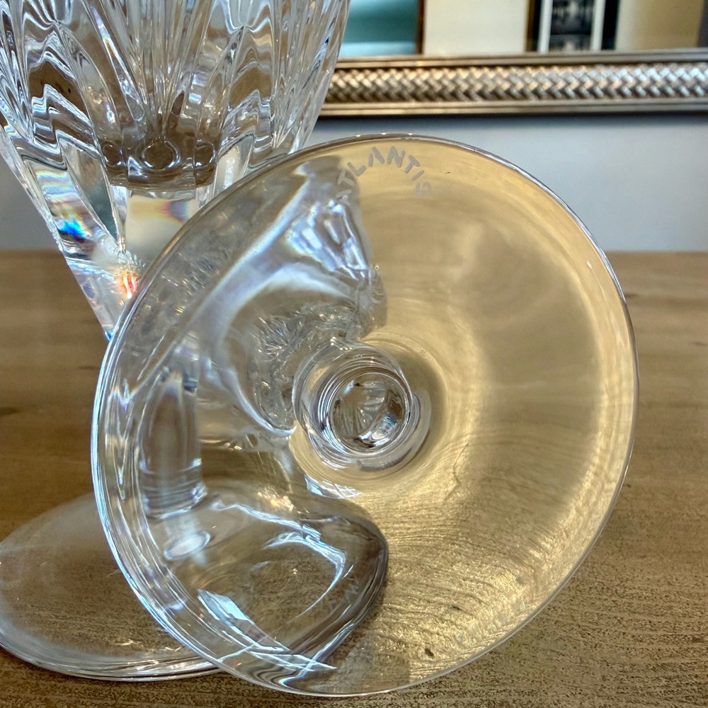 Atlantis Paris Collection Crystal Ice Tea Glasses - Picture 2 of 4